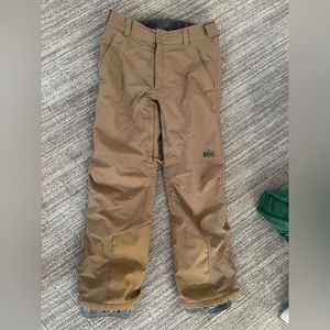 Men’s Medium REI Co-op Powderbound Insulated Snow Pants - Tan/beige